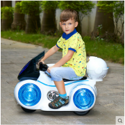 太空儿童电动车摩托车三轮车可坐童车电瓶车